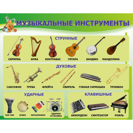 Музыкальные инструменты